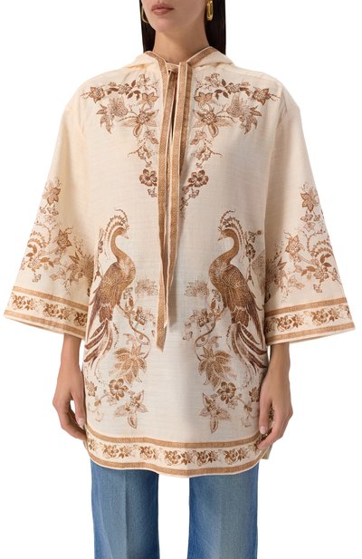 Хлопковая туника ZIMMERMANN, арт. 3320DSS253, фото 3