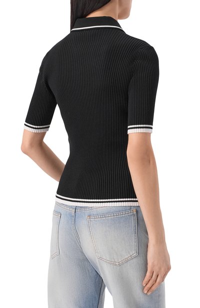 Поло из вискозы OFF-WHITE, арт. 0WHV007S26KNI001, фото 4