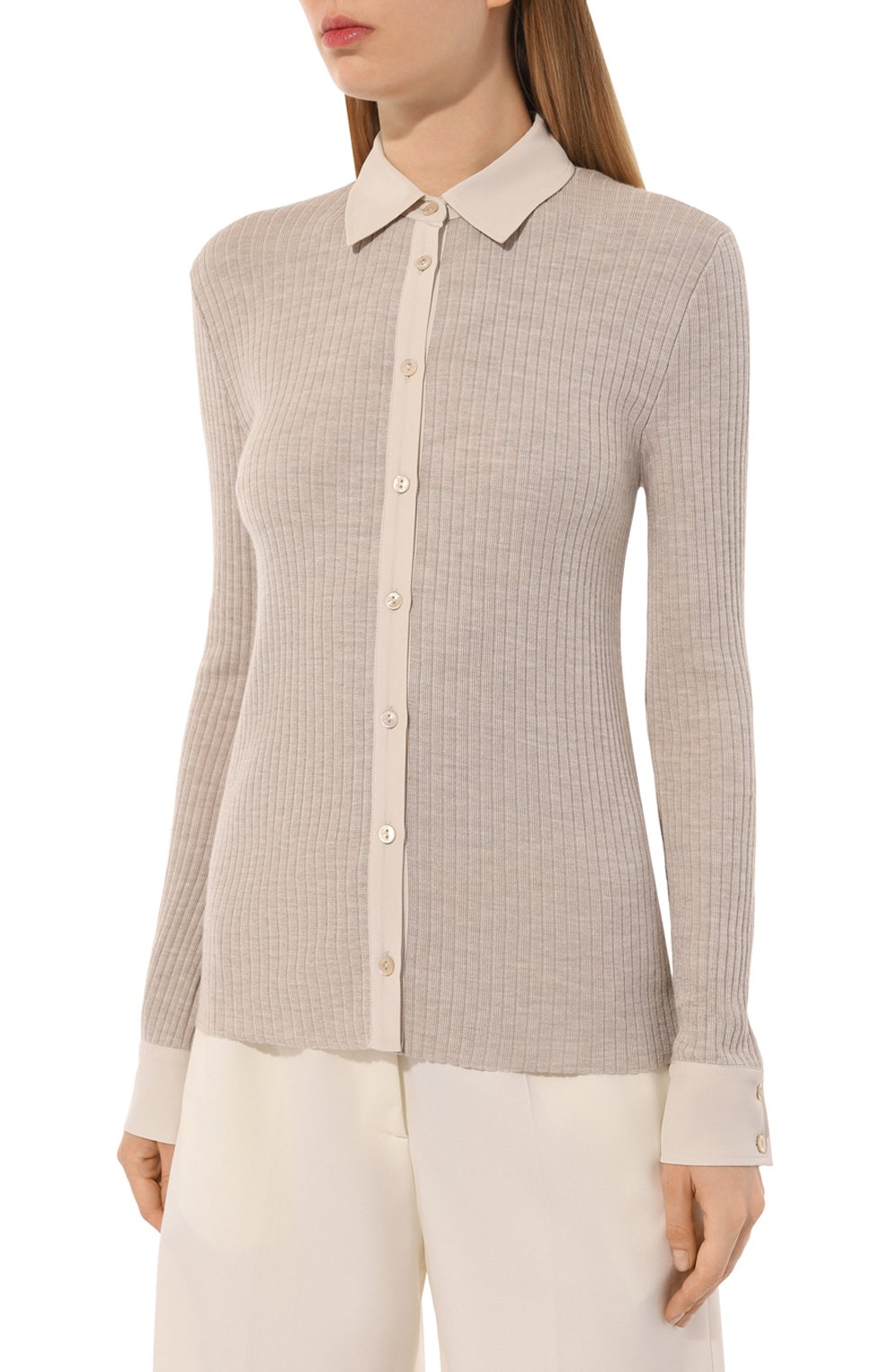 К�ардиган из кашемира и шерсти AGNONA, арт. KD08018E/1V180LE, фото 3