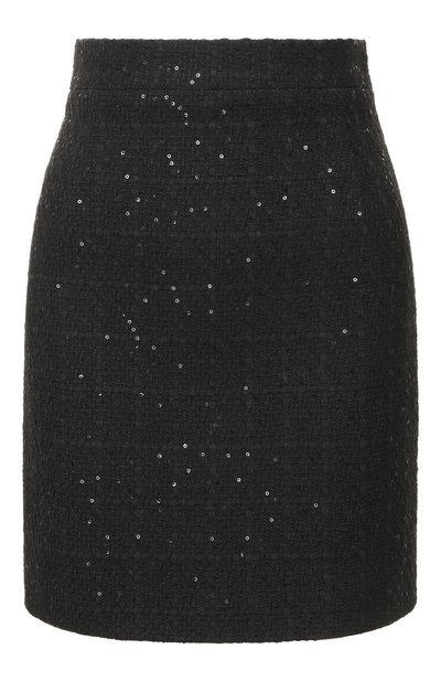 Женская твидовая юбка с отделкой пайетками CHAPURIN, арт. SK/20909/29246-М