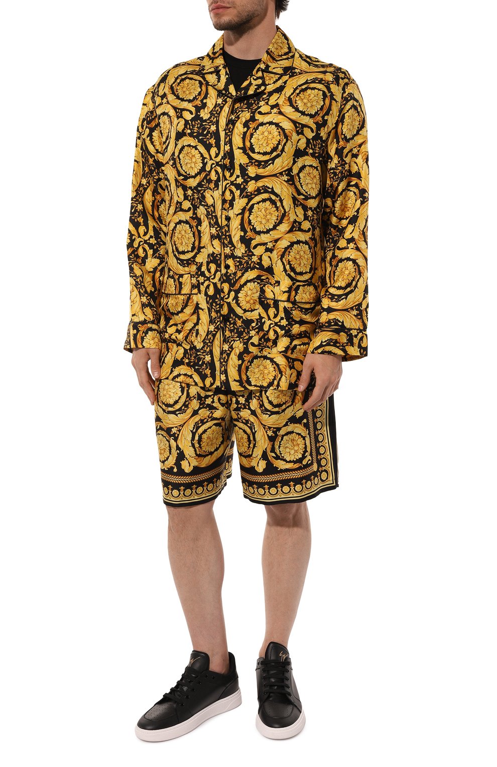 Шелковая сорочка VERSACE, арт. 1005376/1A04661, фото 2