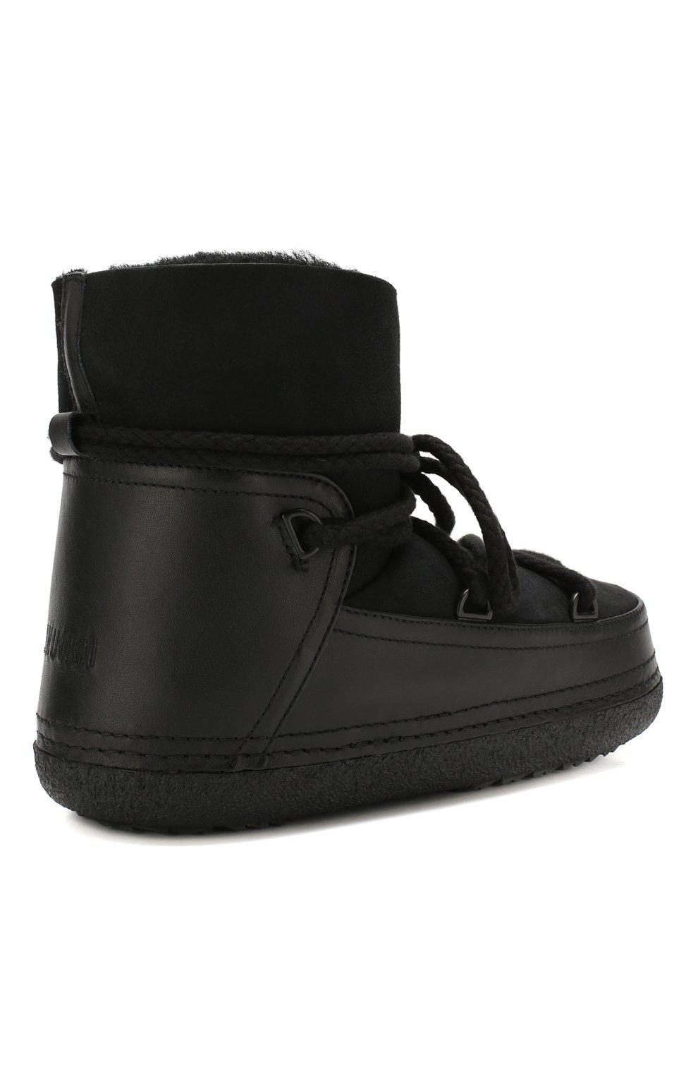 Комбинированные сапоги с внутренней отделкой из овчины INUIKII, арт. 70101-7, фото 4