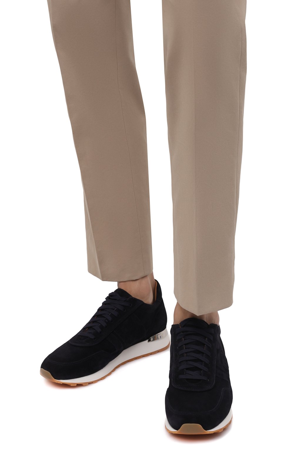 Замшевые кроссовки RALPH LAUREN, арт. 801859524, фото 3