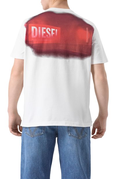 Хлопковая футболка DIESEL, арт. A16514/0AKAK, фото 4