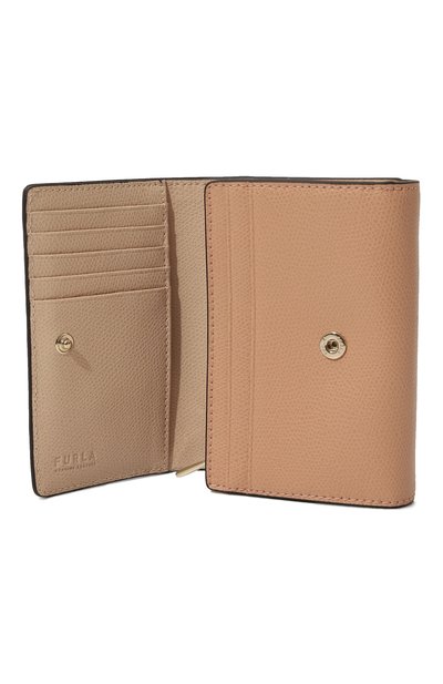 Кожаное портмоне FURLA бежевого цвета по цене 19000 руб., арт. WP00325/ARE000, фото 3 Кожаное портмоне FURLA, арт. WP00325/ARE000, фото 3