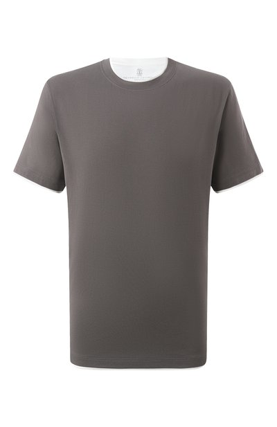 Хлопковая футболка BRUNELLO CUCINELLI, арт. M0B137427, фото 1