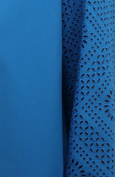 Хлопковая рубашка LORO PIANA синего цвета по цене 126500 руб., арт. FAL5911, фото 5 Хлопковая рубашка LORO PIANA, арт. FAL5911, фото 5