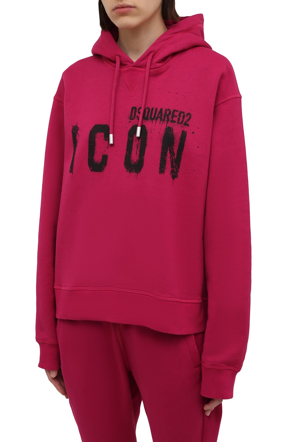 Хлопковое худи DSQUARED2, арт. S80GU0054/S25516, фото 3