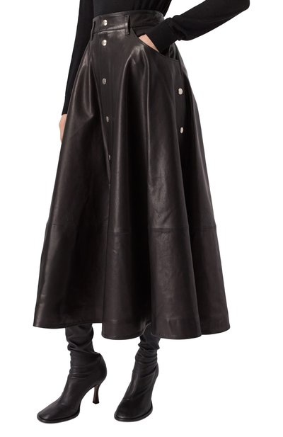 Кожаная юбка PETAR PETROV, арт. S25LR2, фото 3