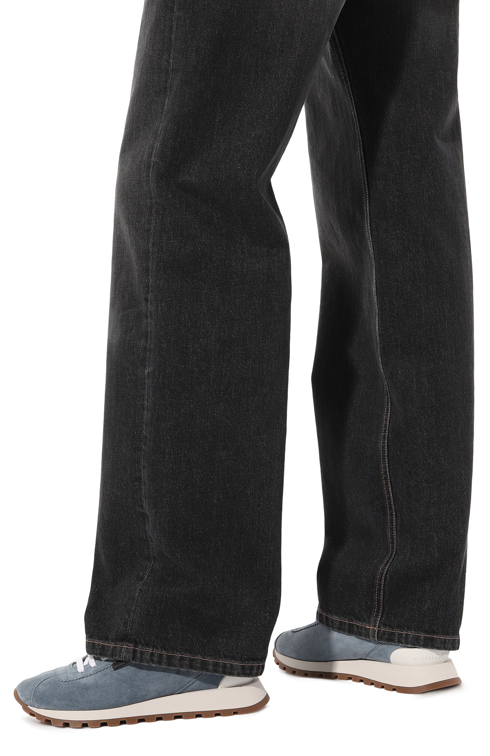 Замшевые кроссовки BRUNELLO CUCINELLI, арт. MZSFGB1117, фото 3