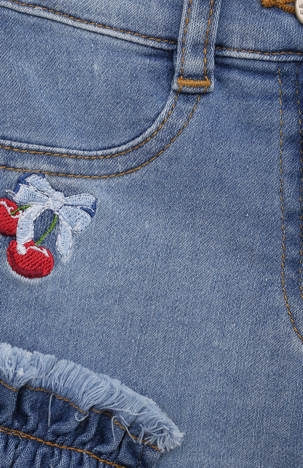 Джинсовые шорты MONNALISA, арт. 39C408, фото 3