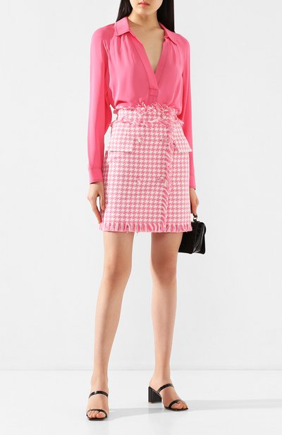 Юбка MSGM розового цвета по цене 37500 руб., арт. 2841MDD08 207109, фото 2 Юбка MSGM, арт. 2841MDD08 207109, фото 2