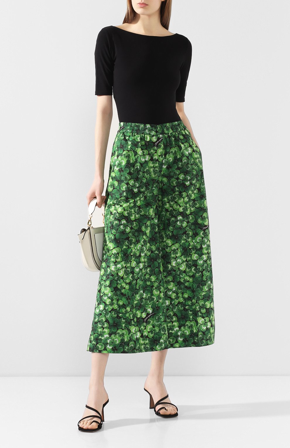 Хлопковые брюки DOLCE & GABBANA, арт. FTBQMT/HS5GC, фото 2