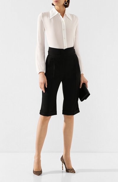 Шелковая рубашка SAINT LAURENT, арт. 622778/Y100W, фото 2