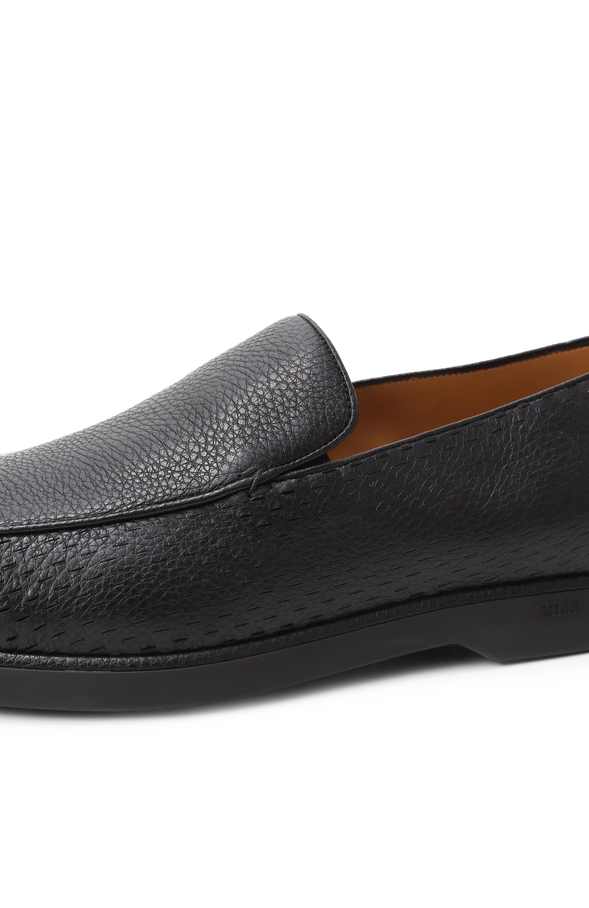 Кожаные лоферы ZILLI, арт. H0143BM1968VZTP02, фото 7