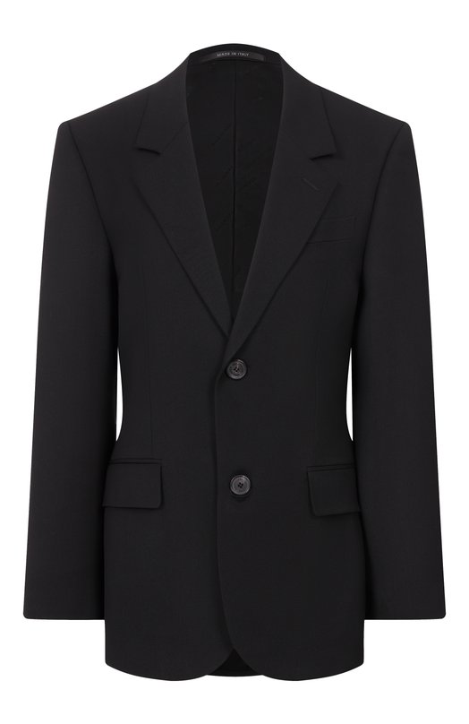 Шерстяной жакет Balenciaga 850772/TPT07 Чёрный 850772/TPT07