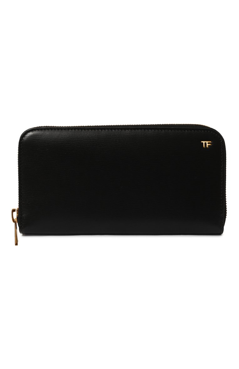 Мужской кожаное портмоне TOM FORD черного цвета, арт. Y0241T/LCL053 | Фото 1 (Материал: Натуральная кожа; Материал сплава: Проставлено; Нос: Не проставлено)
