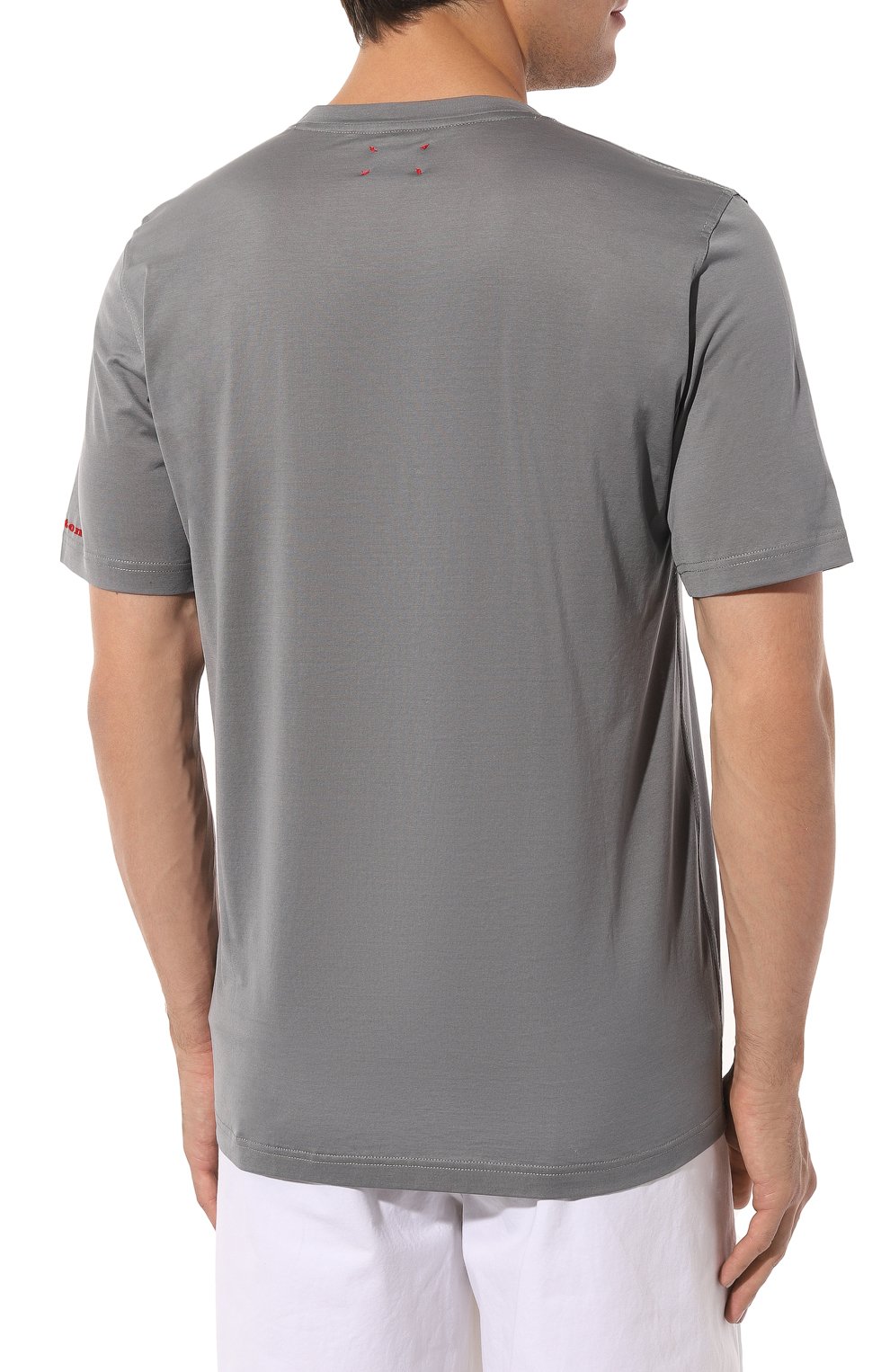 Хлопковая футболка KITON, арт. UK1165W23, фото 4