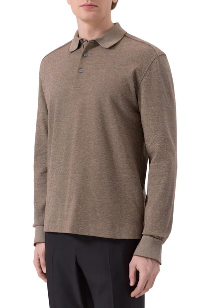 Хлопковое поло ZEGNA, арт. E739/UE394A8, фото 3