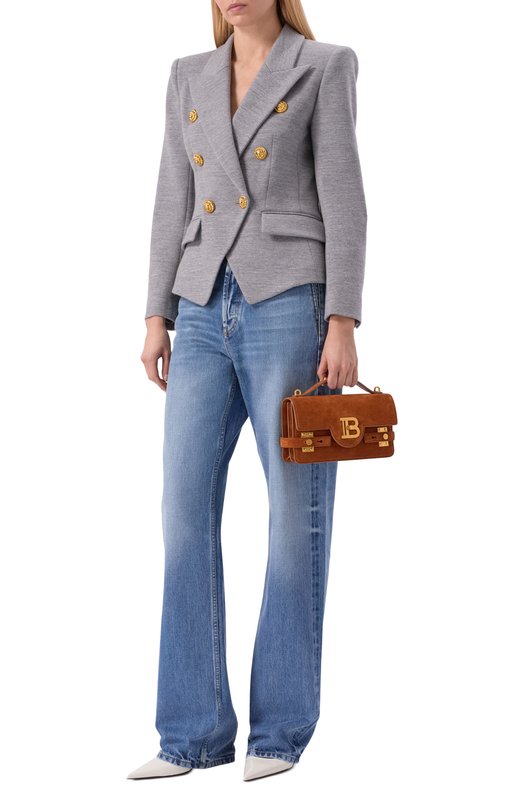 Сумка B-Buzz 24 Balmain GN1DA828/LSDL Коричневый  GN1DA828/LSDL Фото 3