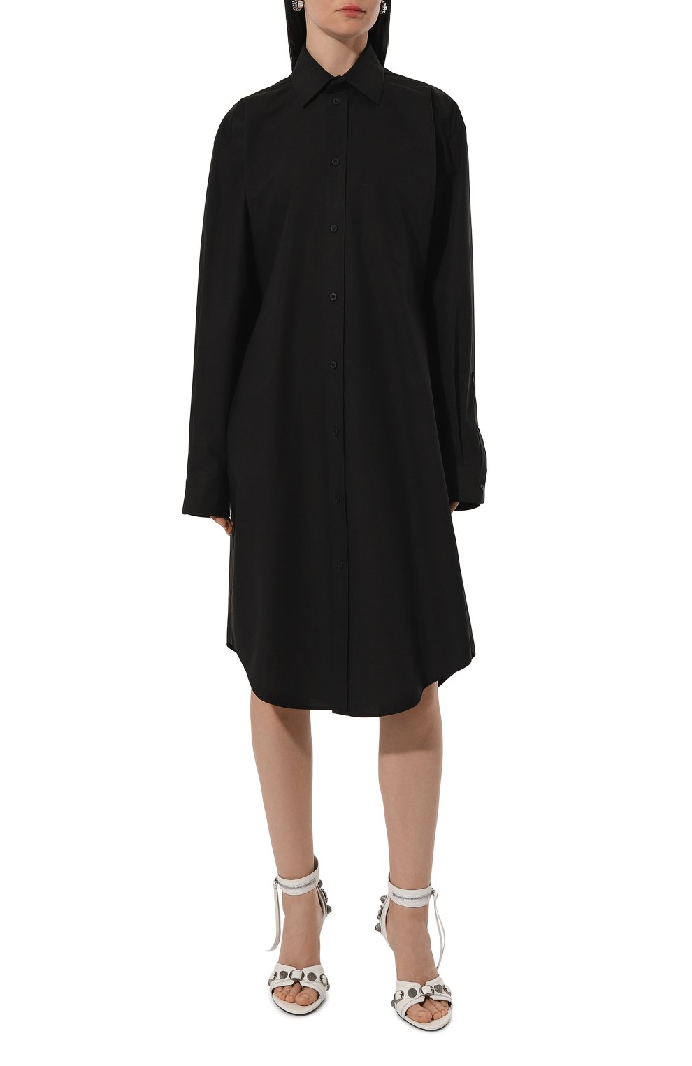Хлопковое платье BALENCIAGA, арт. 746146/TNM60, фото 3