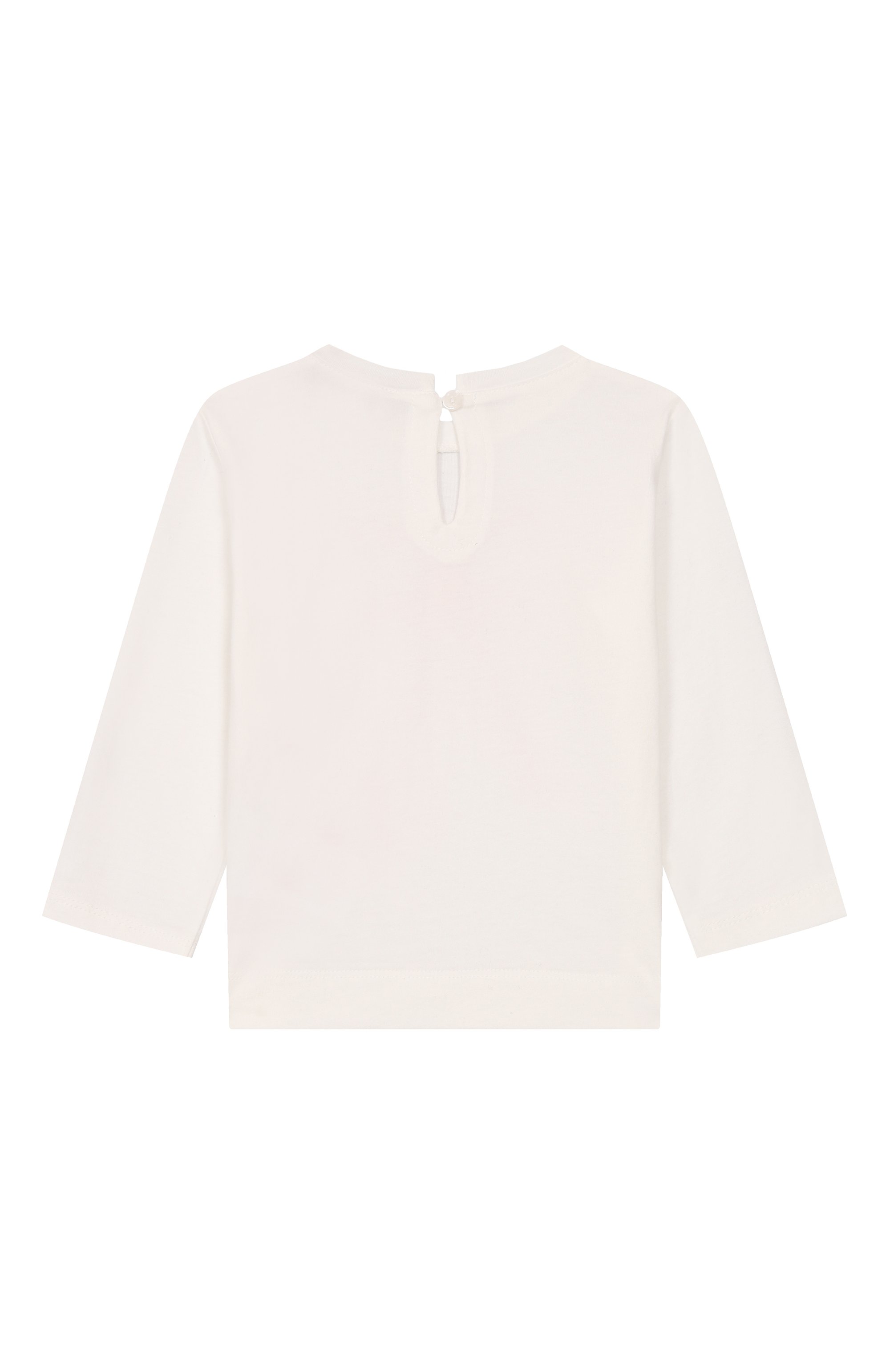 Хлопковый лонгслив MONNALISA, арт. 39F609, фото 2