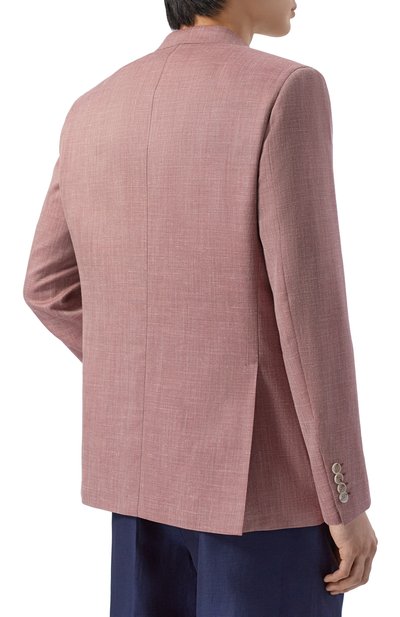 Пиджак из шерсти и шелка BRIONI красного цвета по цене 667000 руб., арт. RG0D0X/PDA13, фото 4 Пиджак из шерсти и шелка BRIONI, арт. RG0D0X/PDA13, фото 4