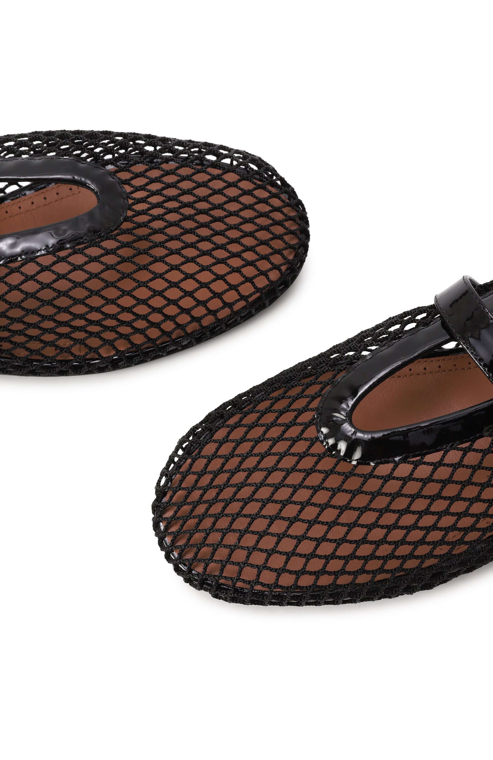 Текстильные балетки ALAIA, арт. AA3A029TK007, фото 7