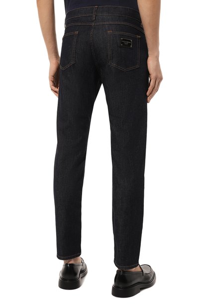 Джинсы DOLCE & GABBANA темно-синего цвета по цене 62350 руб., арт. GYJCCD/G8HA5, фото 4 Джинсы DOLCE & GABBANA, арт. GYJCCD/G8HA5, фото 4