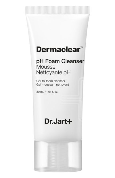Женского гель-пенка для умывания глубокого очищения ph 5.5 dermaclear (30ml) DR.JART+, арт. 8809933611640