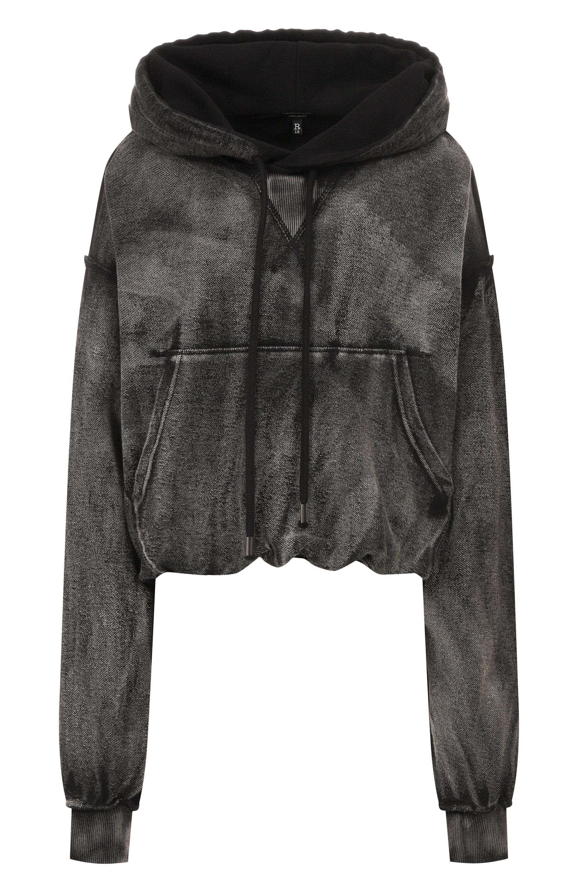 Хлопковое худи R13, арт. R13WK215-K0010, фото 1