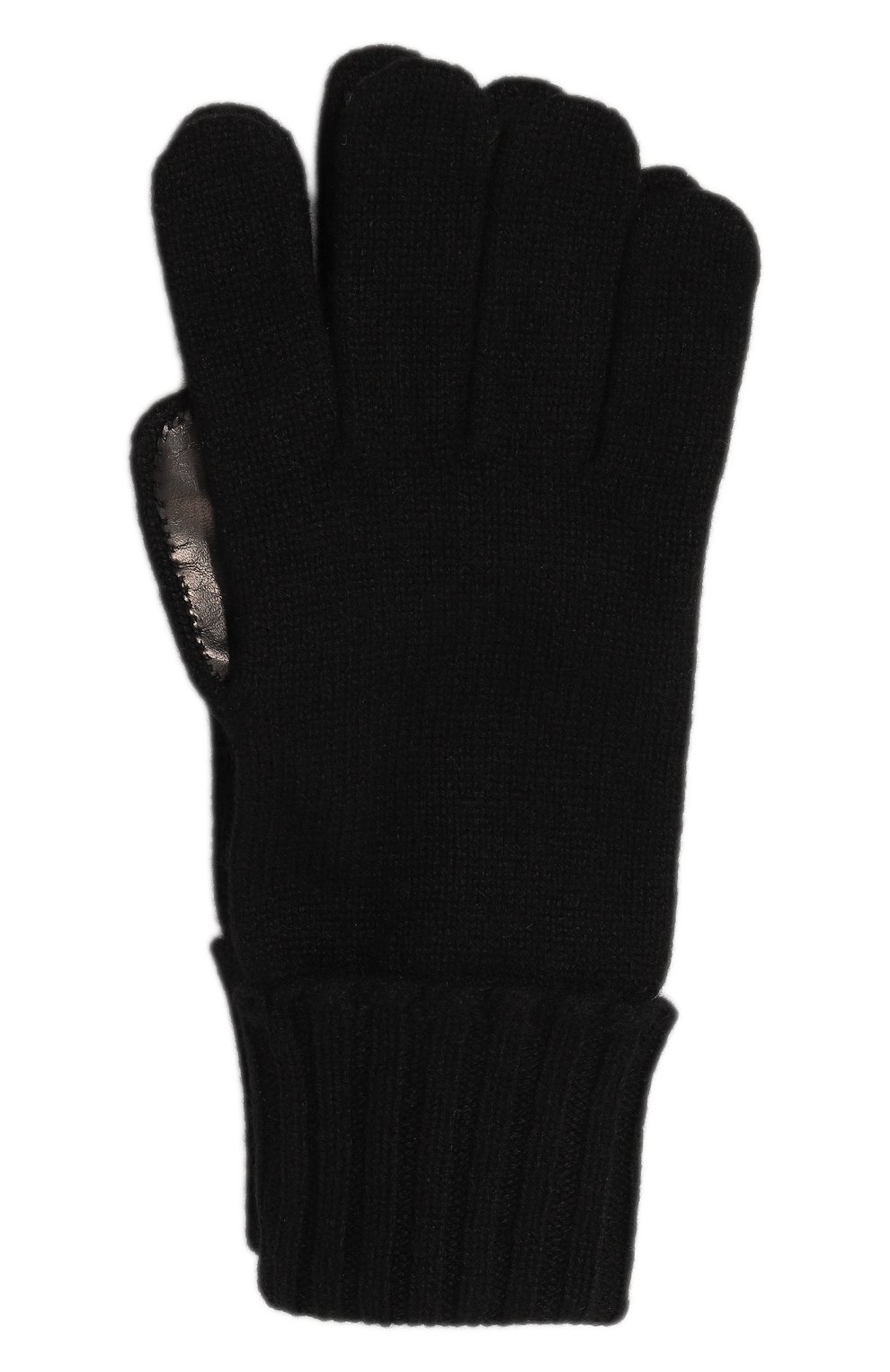 Кашемировые перчатки с кожаной отделкой INVERNI, арт. 2529GU, фото 1