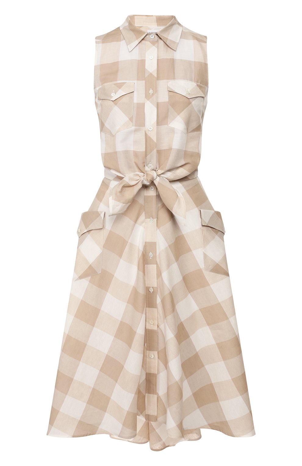 Платье из смеси хлопка и льна SARA ROKA, арт. DRAKE NS/17-SS20, фото 1