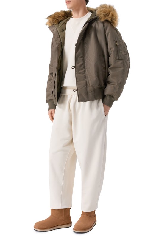 Замшевые сапоги Classic Mini GTX UGG 1171150 Коричневый  1171150 Фото 2