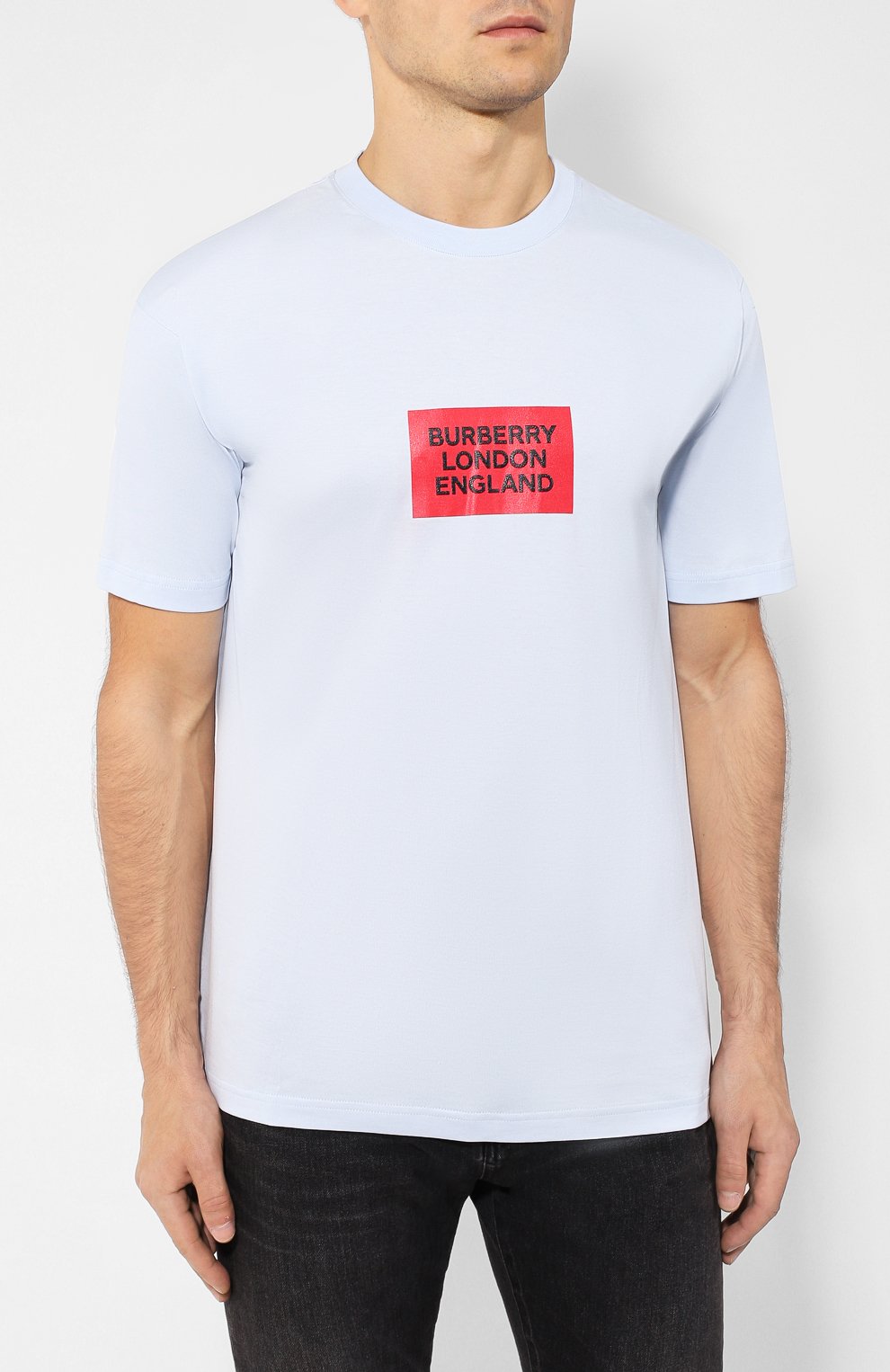 Хлопковая футболка BURBERRY, арт. 8014823, фото 3