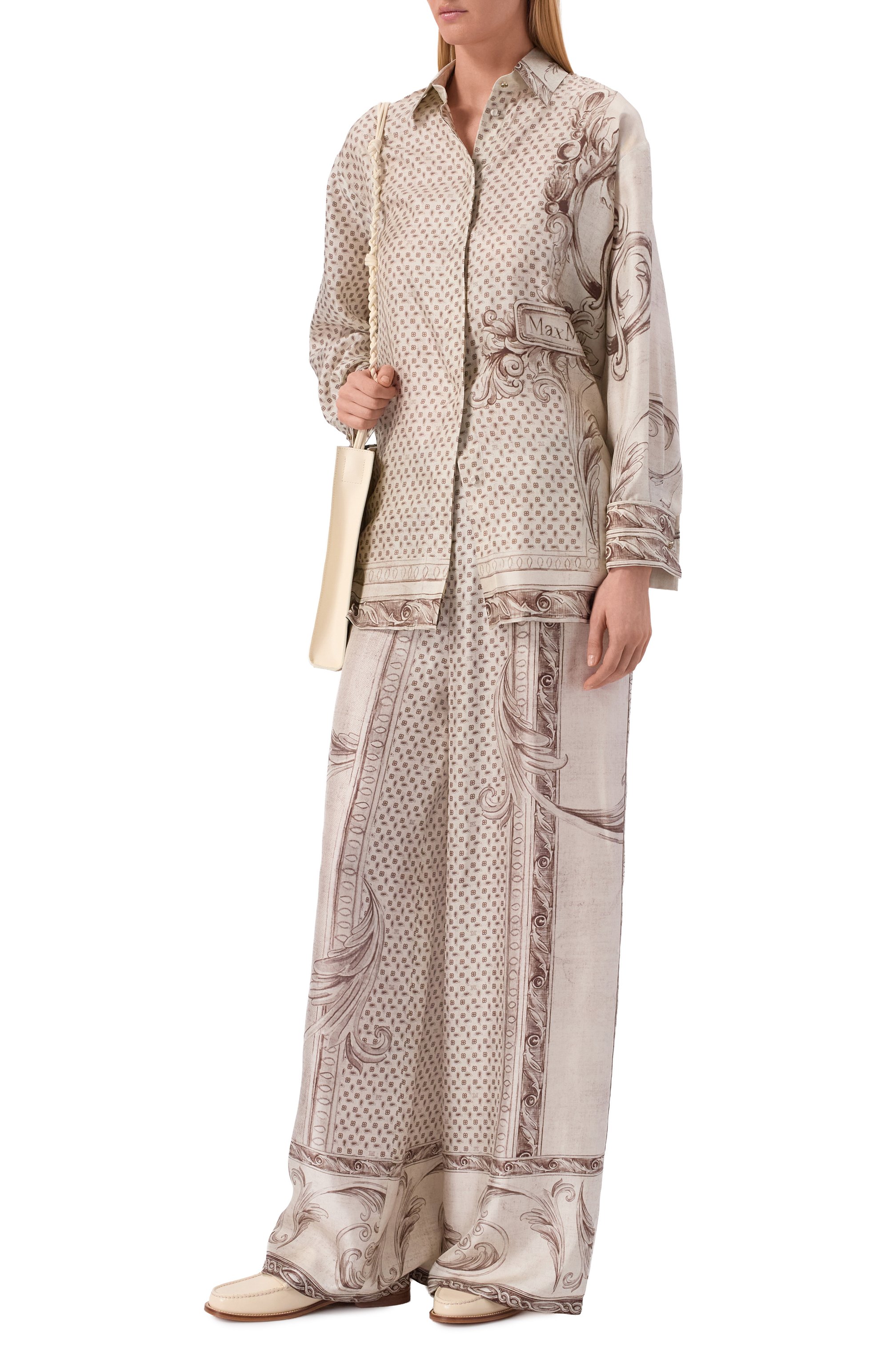 Шелковая рубашка MAX MARA, арт. MXMGRAD0, фото 2