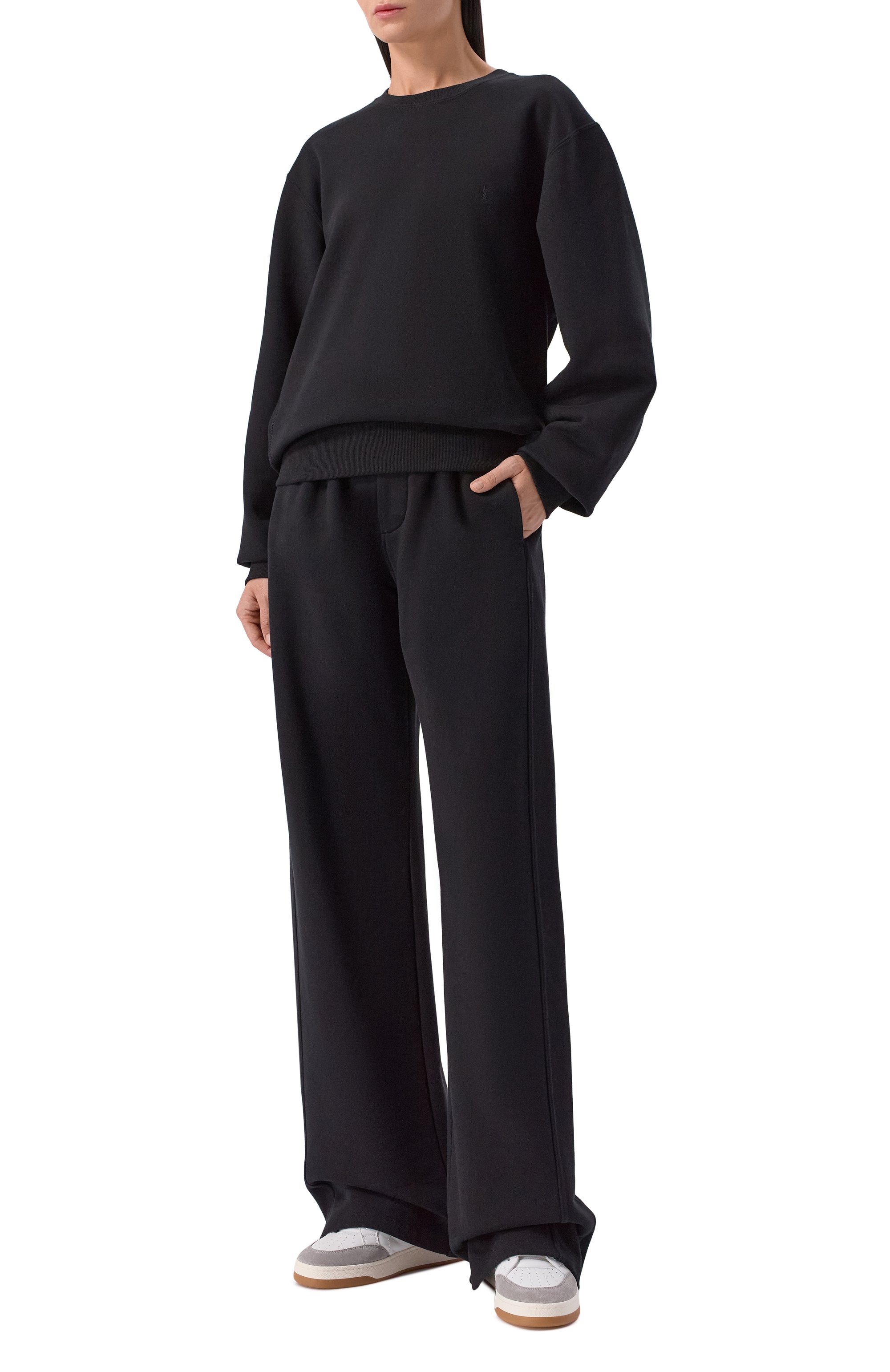 Кожаные кеды sl61 SAINT LAURENT, арт. 799977/00NAY, фото 3