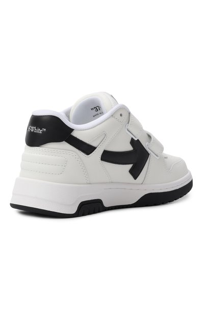 Комбинированные кеды out of office OFF-WHITE, арт. 0BIA008C99LEA002, фото 3