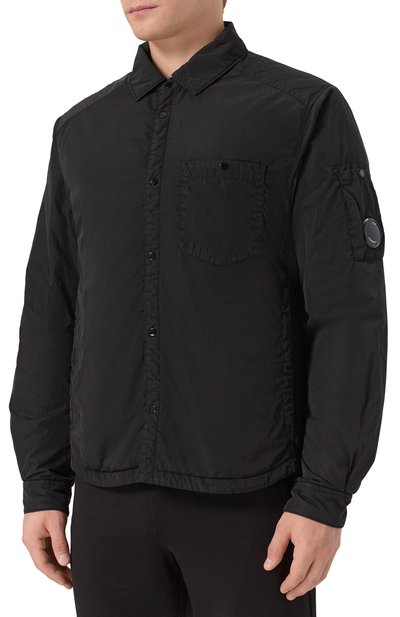 Куртка-рубашка C.P. COMPANY черного цвета по цене 48000 руб., арт. 19CM0S088A005904G, фото 3 Куртка-рубашка C.P. COMPANY, арт. 19CM0S088A005904G, фото 3