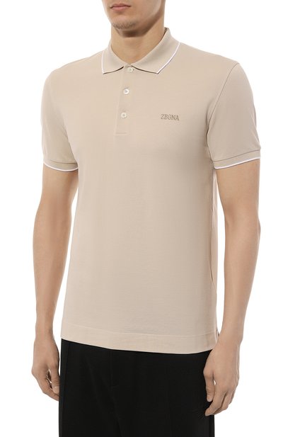 Хлопковое поло ZEGNA, арт. UD358A7/D746, фото 3