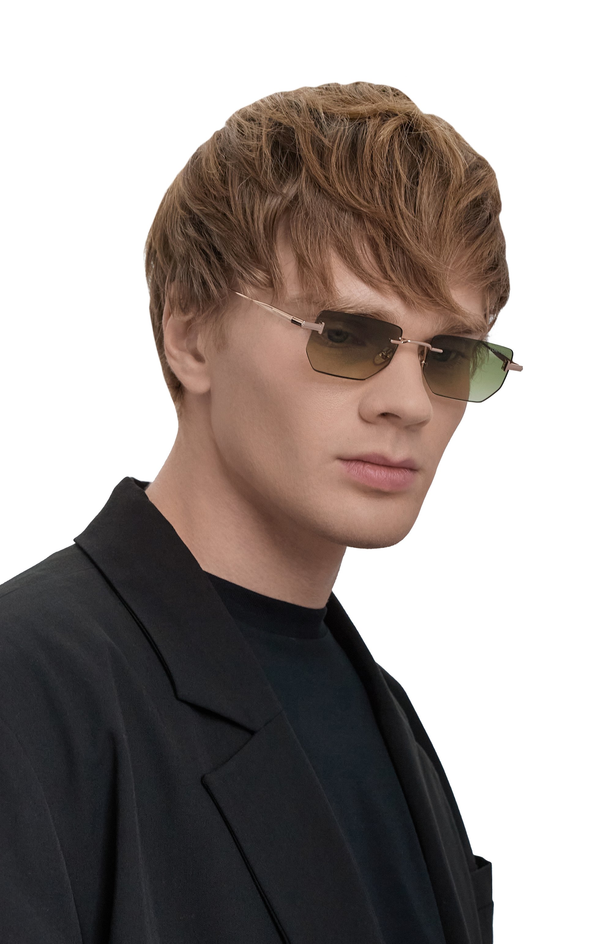 Солнцезащитные очки TOM FORD зеленого цвета по цене 65500 руб., арт. TF1355 28P, фото 2 Солнцезащитные очки TOM FORD, арт. TF1355 28P, фото 2