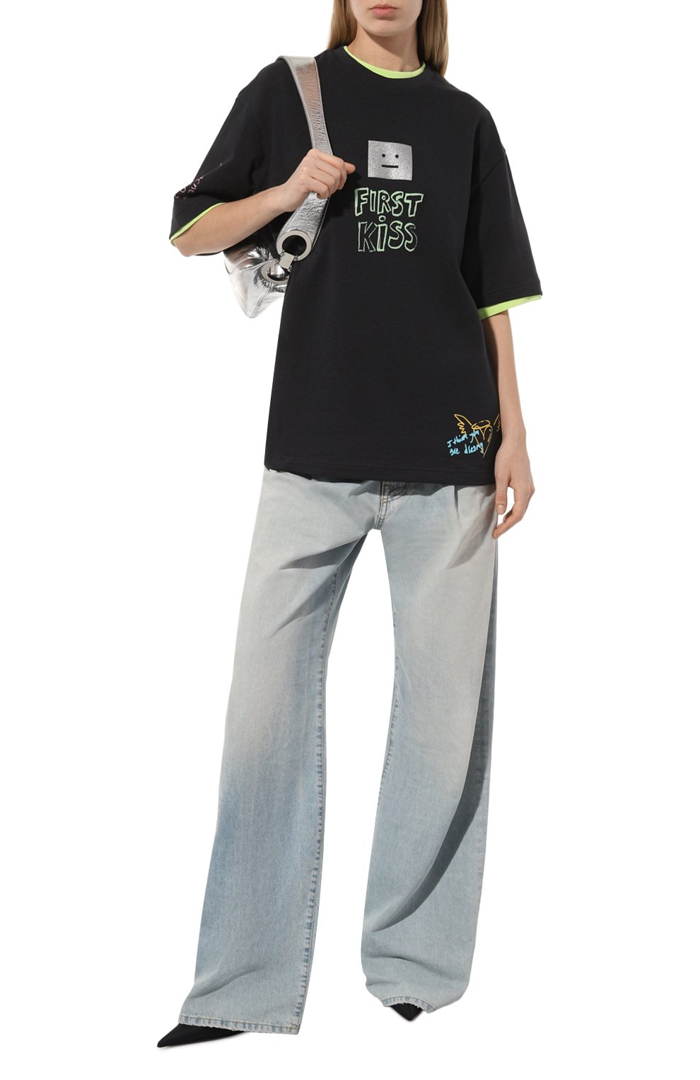 Хлопковая футболка ACNE STUDIOS, арт. FA-UX-TSHI000226, фото 2