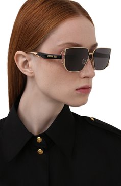 Женские солнцезащитные очки DIOR EYEWEAR черного цвета, арт. ARCHIDI0R S2U B0A0 | Фото 2 (Тип очков: С/з; Региональные ограничения белый список (Axapta Mercury): RU, Не проставлено; Нос: Не проставлено; Оптика Гендер: оптика-женское; Очки форма: Прямоугольные)