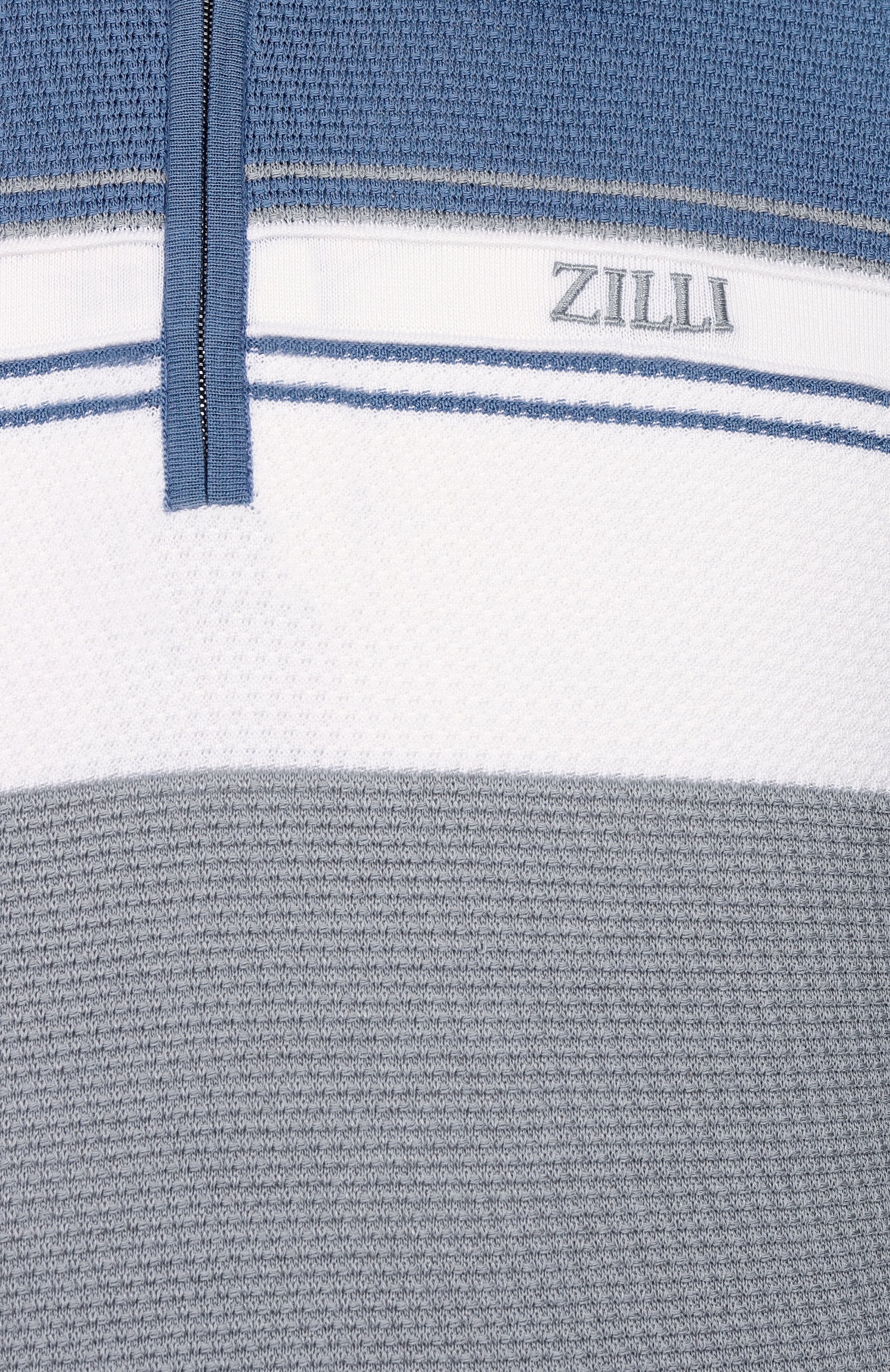 Поло из хлопка и шелка ZILLI, арт. KZP002M0142VTHL00, фото 6