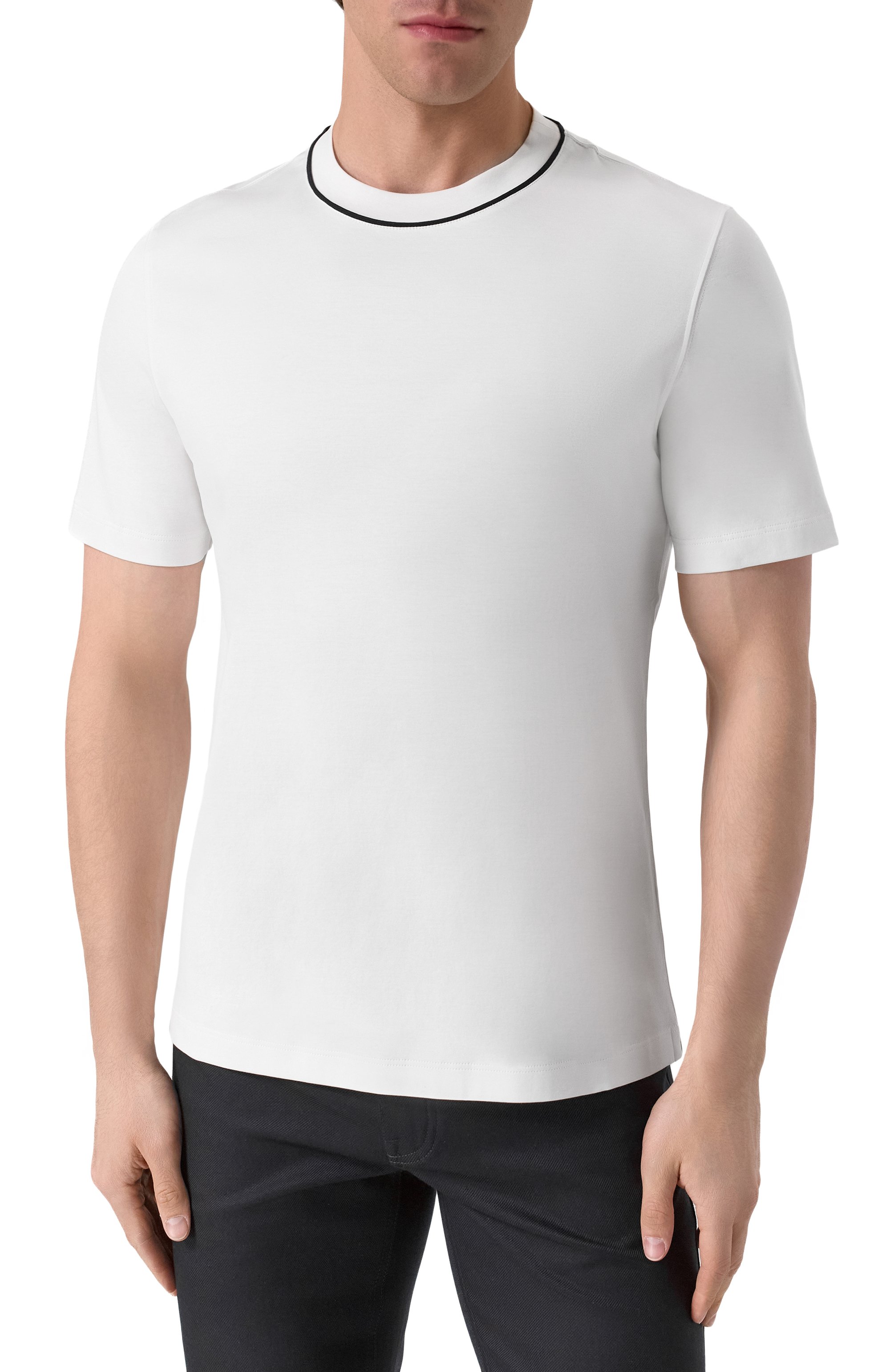 Хлопковая футболка BRUNELLO CUCINELLI, арт. M0B131356P, фото 3