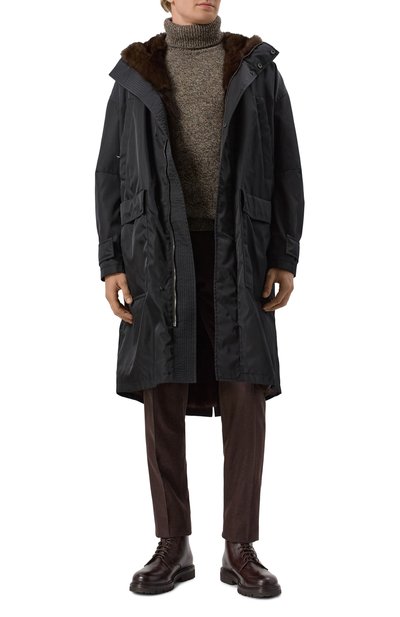 Парка с подкладкой из соболя MVST, арт. FTEPL-ES4395SB/GR1651, фото 2