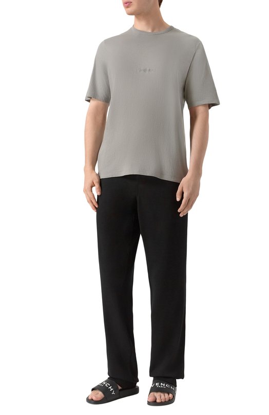 Резиновые шлепанцы Givenchy BH300H/H0EP Чёрный  BH300H/H0EP Фото 2