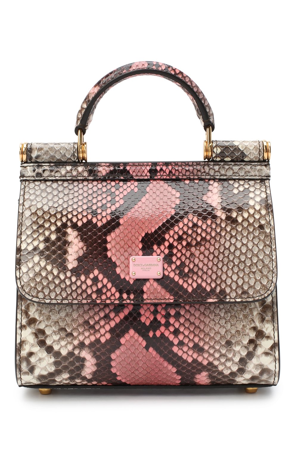 Сумка sicily из кожи питона DOLCE & GABBANA, арт. BB6846/A2V35/PRET, фото 1
