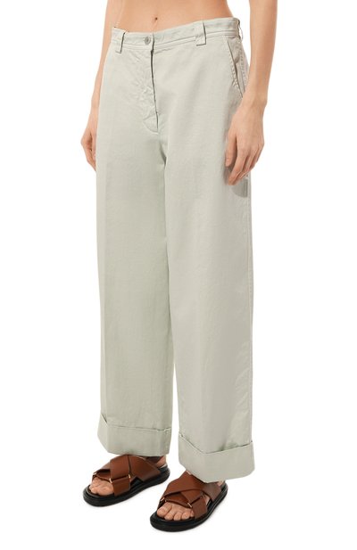 Хлопковые брюки DRIES VAN NOTEN, арт. 231-010909-6055, фото 3