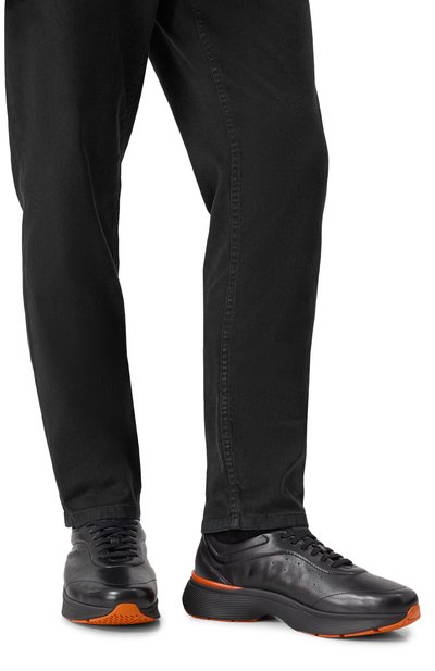 Кожаные кроссовки bounce SANTONI, арт. MBBG22070NEAP0IL, фото 3